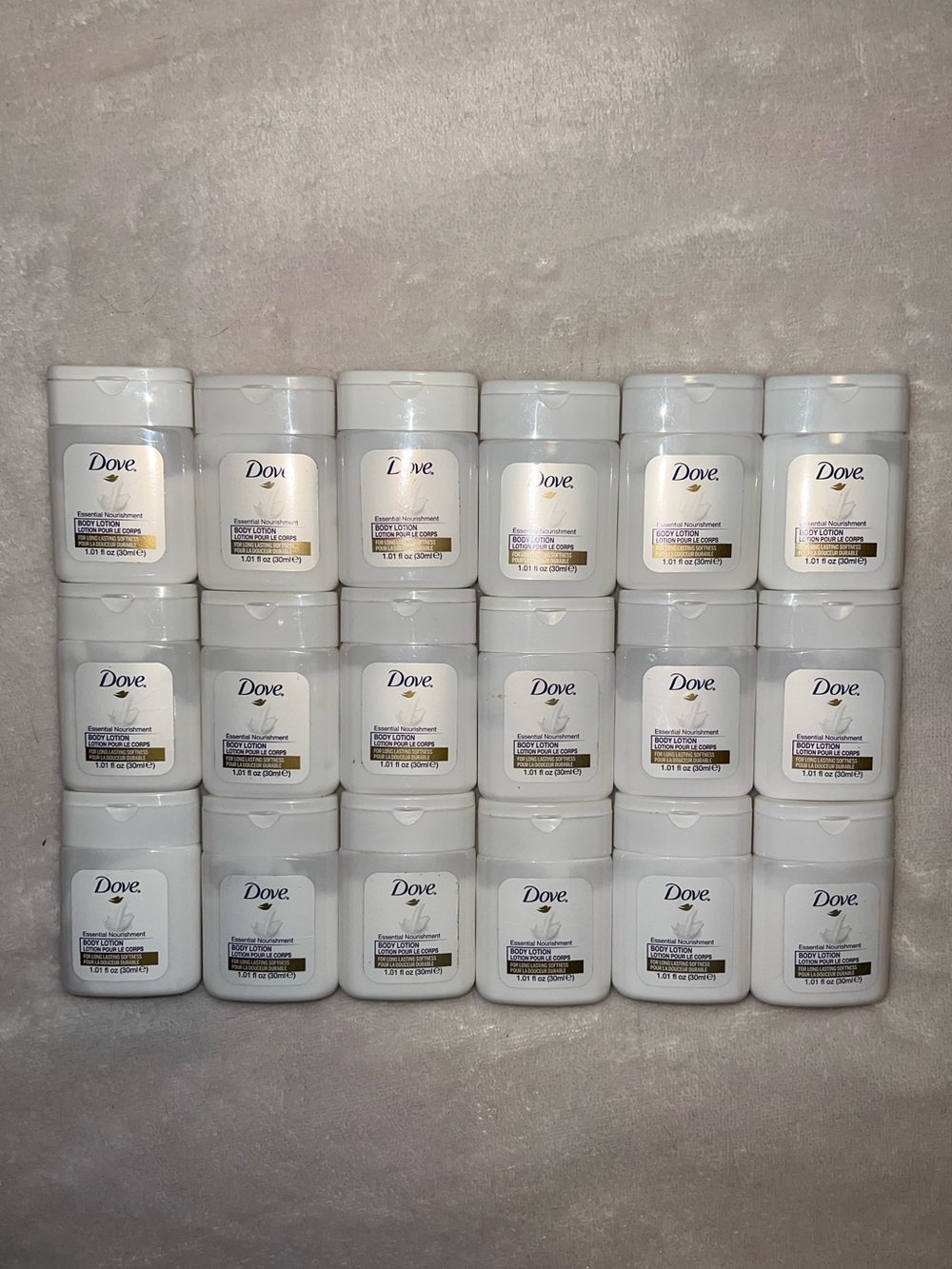 Dove Body Lotion Travel Size 1oz Bundle